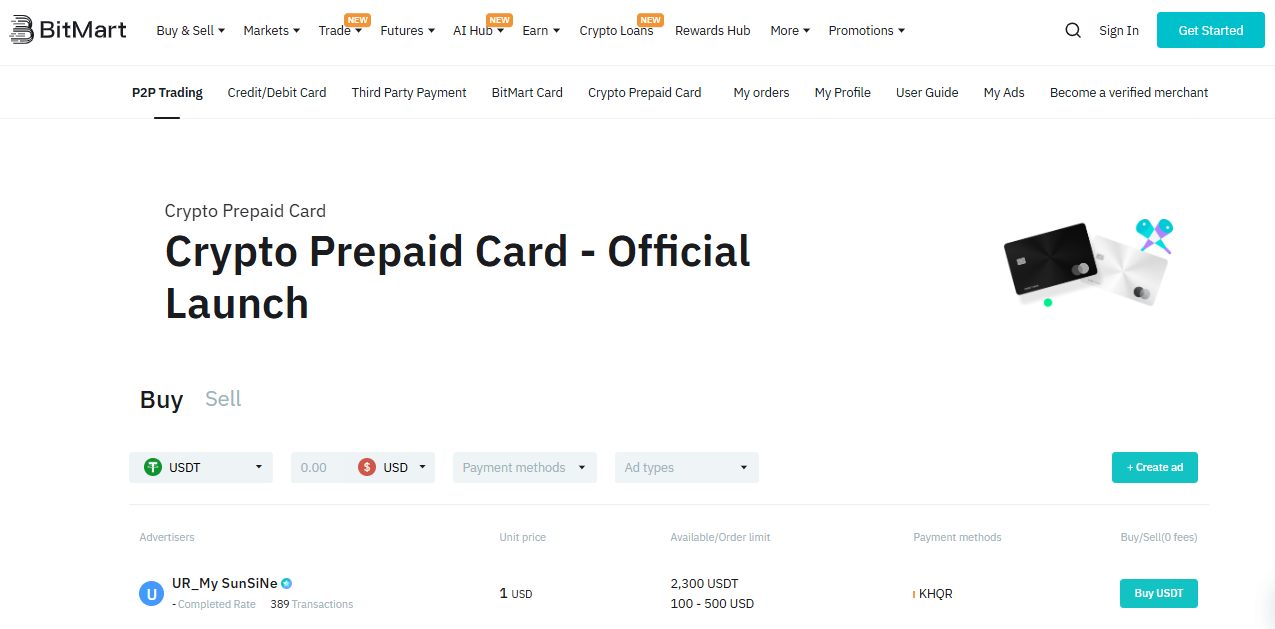 BitMart Trading Fees